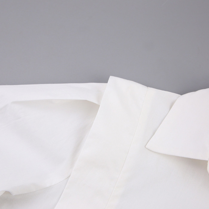 Women's Solid Color Elegant French Shirt