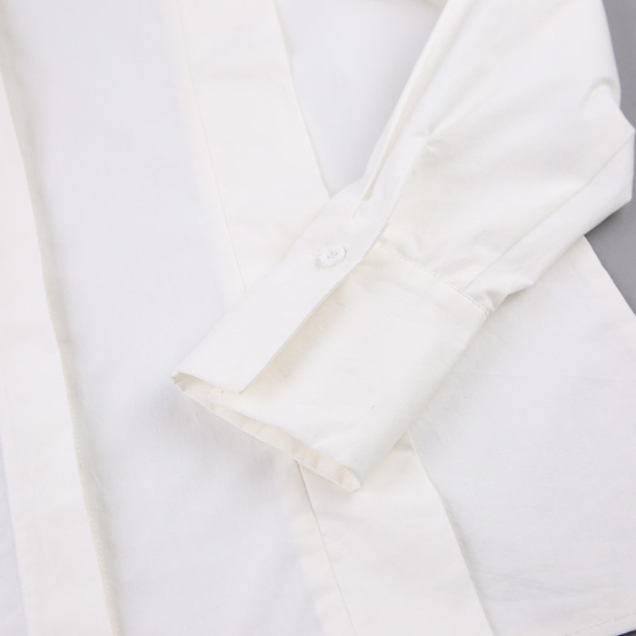 Women's Solid Color Elegant French Shirt