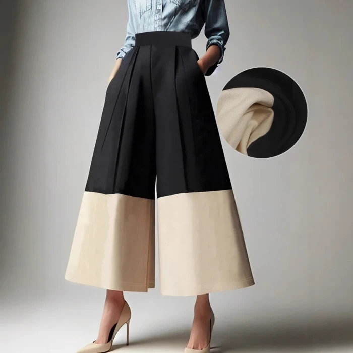 Women's Fashion Casual Patchwork Loose and Comfortable Pants
