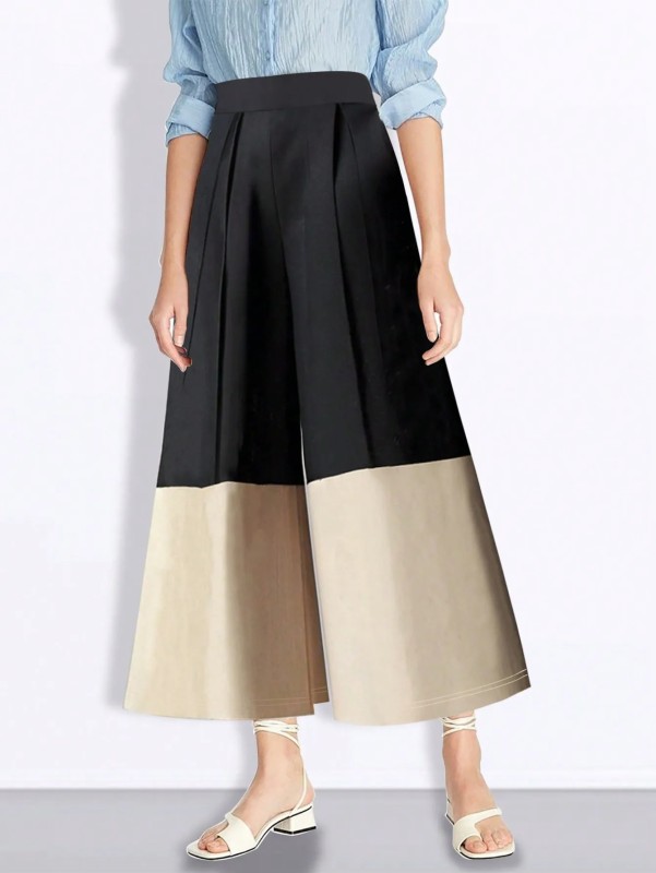 Women's Fashion Casual Patchwork Loose and Comfortable Pants