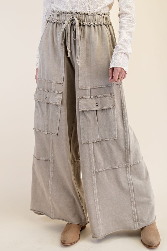Women's Fashion Loose Casual High Waist Straight Pants