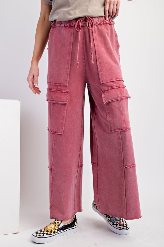 Women's Fashion Loose Casual High Waist Straight Pants