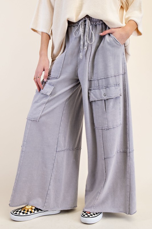 Women's Fashion Loose Casual High Waist Straight Pants