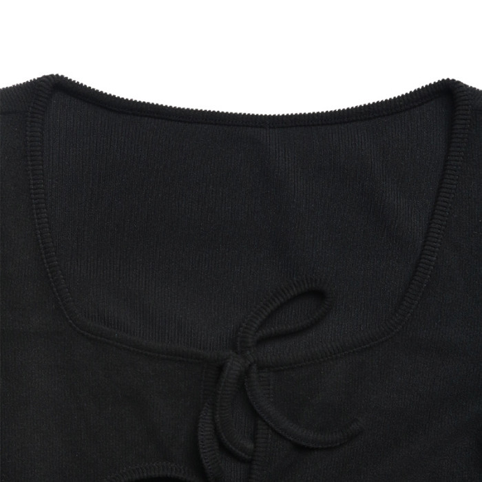 2025 Autumn Women Clothing New Long Sleeve Solid Color Chest Strap Slim Spice Girl Black Micro Pull Jumpsuit Women