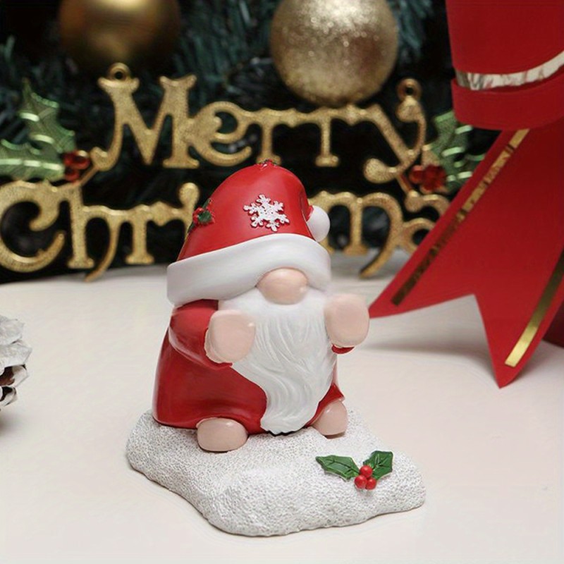 Red Santa Claus Phone Stand - 4.33inch - A Multi-Scenario Phone Stand Decoration - Perfectly Decorates Your Desk for Christmas