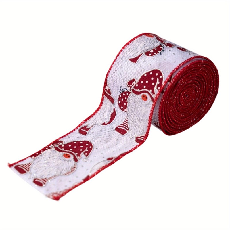 Christmas Ribbons Colorful Santa\u002FSnowman\u002FSquirrel\u002FSnowflake Christmas Wide Ribbons for Christmas Tree Wrapping Presents