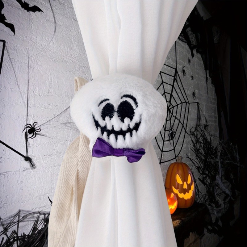 Halloween curtain tie pumpkin curtain tie, used for family gatherings and holiday decoration, indoor and outdoor holiday decoration, company and school parties can be used, Halloween gift must be selected