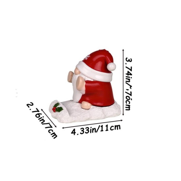 Red Santa Claus Phone Stand - 4.33inch - A Multi-Scenario Phone Stand Decoration - Perfectly Decorates Your Desk for Christmas
