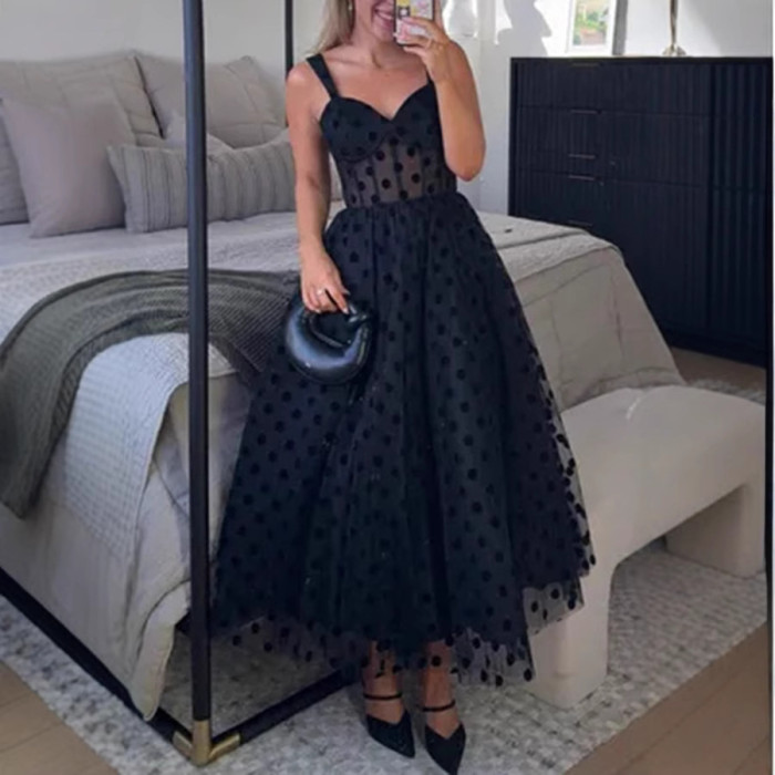Women Spring Summer Dress Skirt Solid Color Sheath V Neck Sleeveless Casual Sexy Fashion Comfortable Regular Standard Elegant