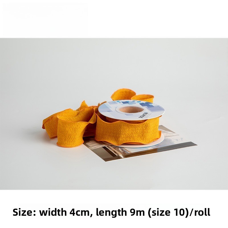 New DIY Bow Hair Accessories Pet Supplies Souvenirs Cakes Flowers and Ribbons with Micro-elastic Pleated and Versatile Ribbons