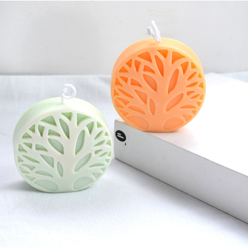 Hot Selling Popular New Minimalist Life Tree Practical Candle Silicone Mold DIY Cake Decoration Mold Creative Handcrafted