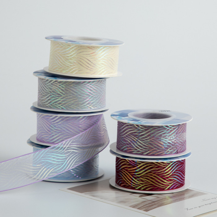 A New Packaging Material for Bundling Flowers Flower Ribbons Gift Packaging DIY Handicrafts and Baked Goods with Ribbon Straps