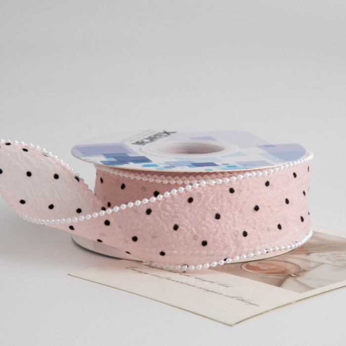 Polka Dot Practical Webbing Diy Bow Hair Accessory Grab Clip Accessory Accessory Clothing Shoe Flower Decorative Strap