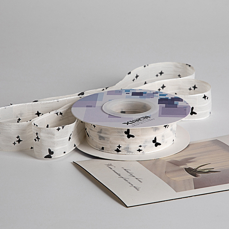 10Y Popular Versatile Small Floral Series Ribbon Handmade Hair Clips Gift Packaging Bows DIY Materials and Accessories