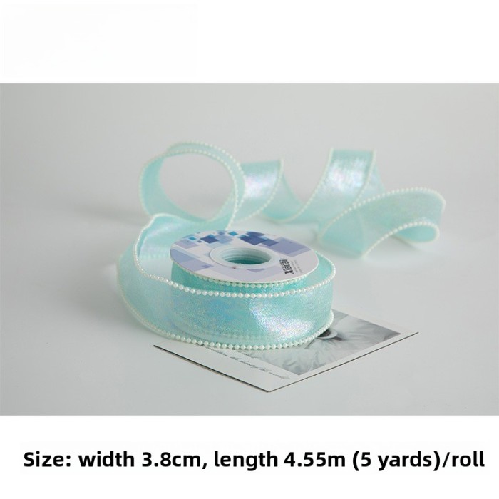 Fishtail Gauze Fresh Flowers Best-selling Gifts New Ribbon Bow Decoration Ribbon Clothing Accessories Curtains Ribbon Rolls