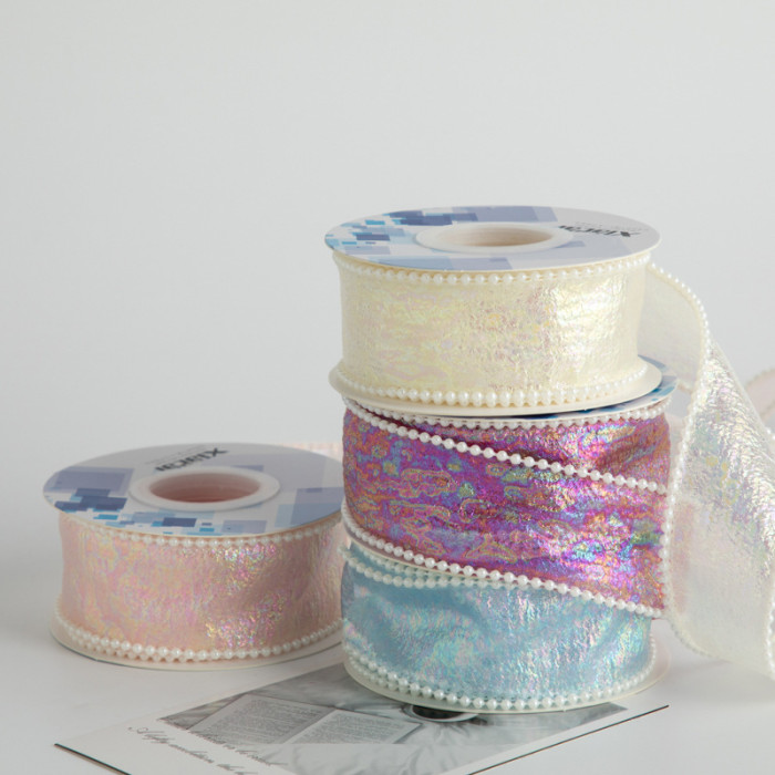 Fishtail Gauze Fresh Flowers Best-selling Gifts New Ribbon Bow Decoration Ribbon Clothing Accessories Curtains Ribbon Rolls