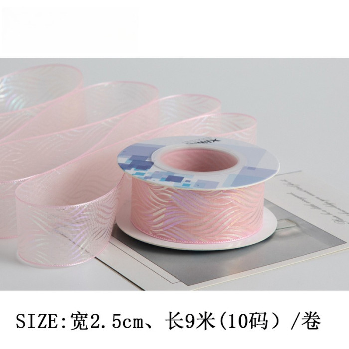 A New Packaging Material for Bundling Flowers Flower Ribbons Gift Packaging DIY Handicrafts and Baked Goods with Ribbon Straps
