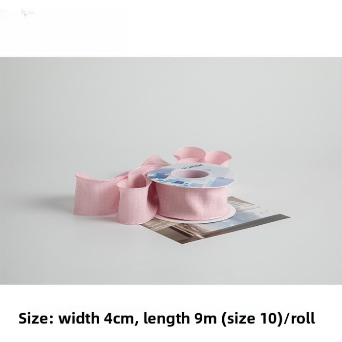 New DIY Bow Hair Accessories Pet Supplies Souvenirs Cakes Flowers and Ribbons with Micro-elastic Pleated and Versatile Ribbons