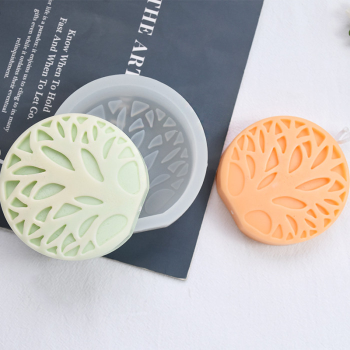 Hot Selling Popular New Minimalist Life Tree Practical Candle Silicone Mold DIY Cake Decoration Mold Creative Handcrafted