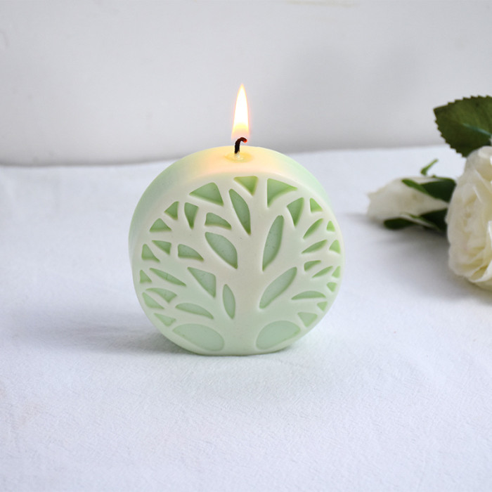 Hot Selling Popular New Minimalist Life Tree Practical Candle Silicone Mold DIY Cake Decoration Mold Creative Handcrafted