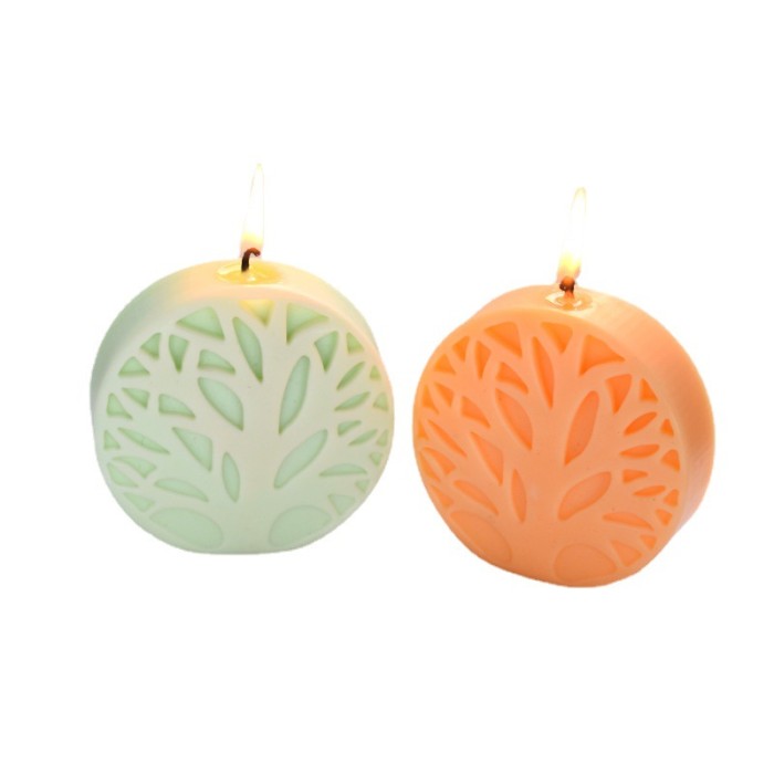 Hot Selling Popular New Minimalist Life Tree Practical Candle Silicone Mold DIY Cake Decoration Mold Creative Handcrafted