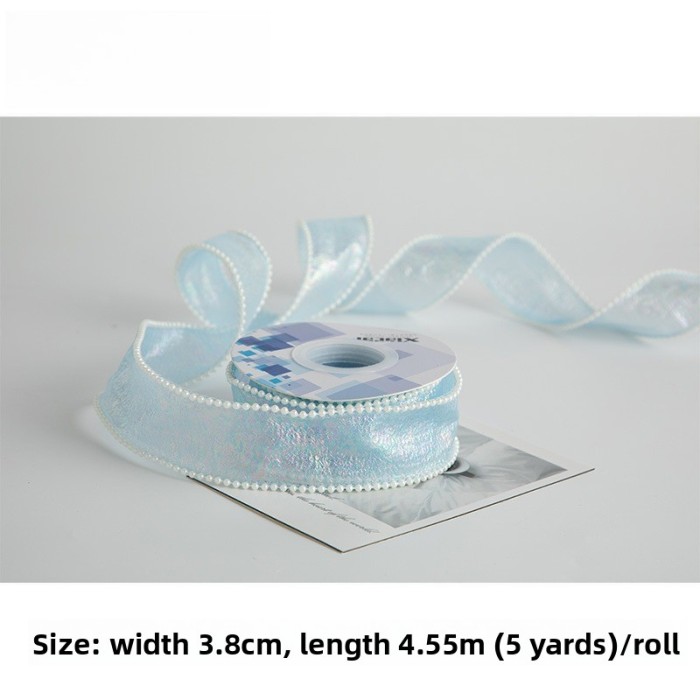 Fishtail Gauze Fresh Flowers Best-selling Gifts New Ribbon Bow Decoration Ribbon Clothing Accessories Curtains Ribbon Rolls