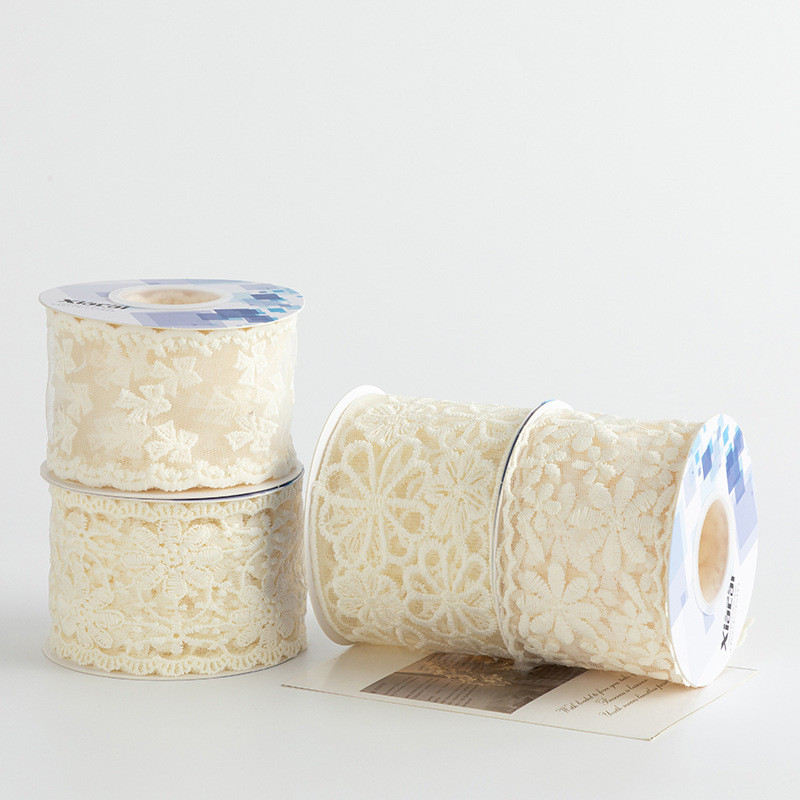 Flower Versatile Flower Webbing Practical DIY Bow Hair Clip Material Fresh Flower Gift Packaging Hollowed-out Binding Strap