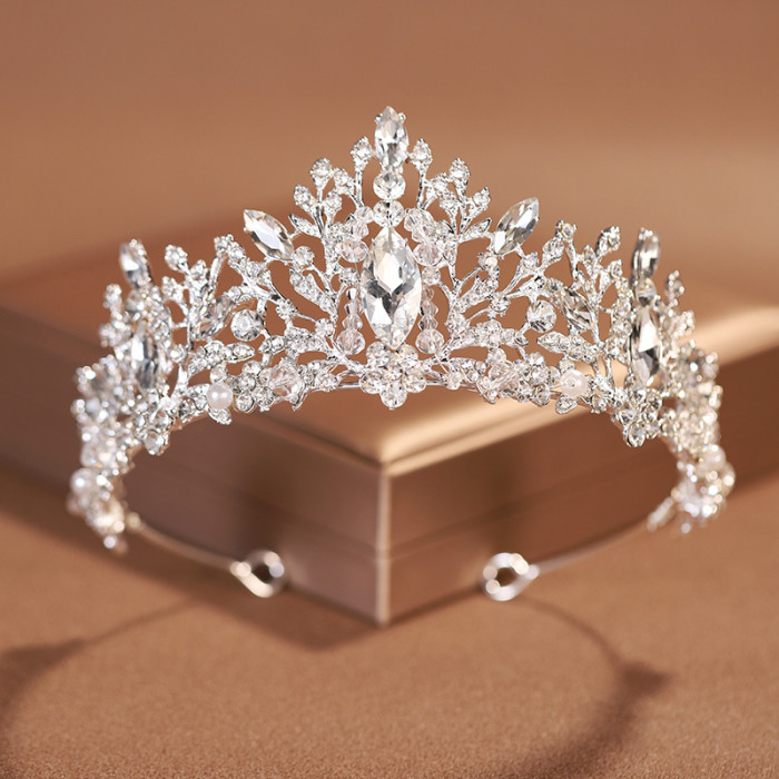 Bridal Headwear Crown – Classic Tiara for Weddings & Birthday Parties