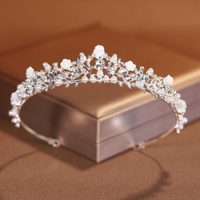 Bridal Headwear Crown – Classic Tiara for Weddings & Birthday Parties