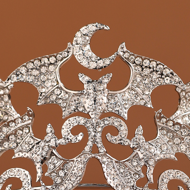 A bat shaped crown, suitable for women's Halloween event dress up accessories