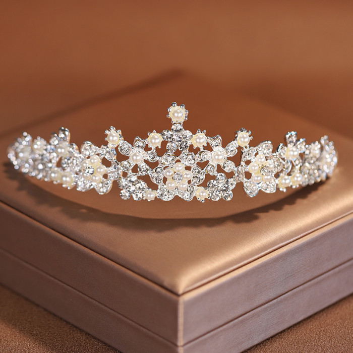 Bridal Headwear Crown – Classic Tiara for Weddings & Birthday Parties