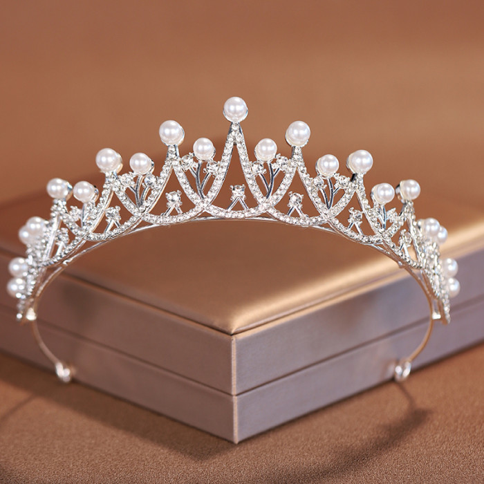 Bridal Headwear Crown – Classic Tiara for Weddings & Birthday Parties