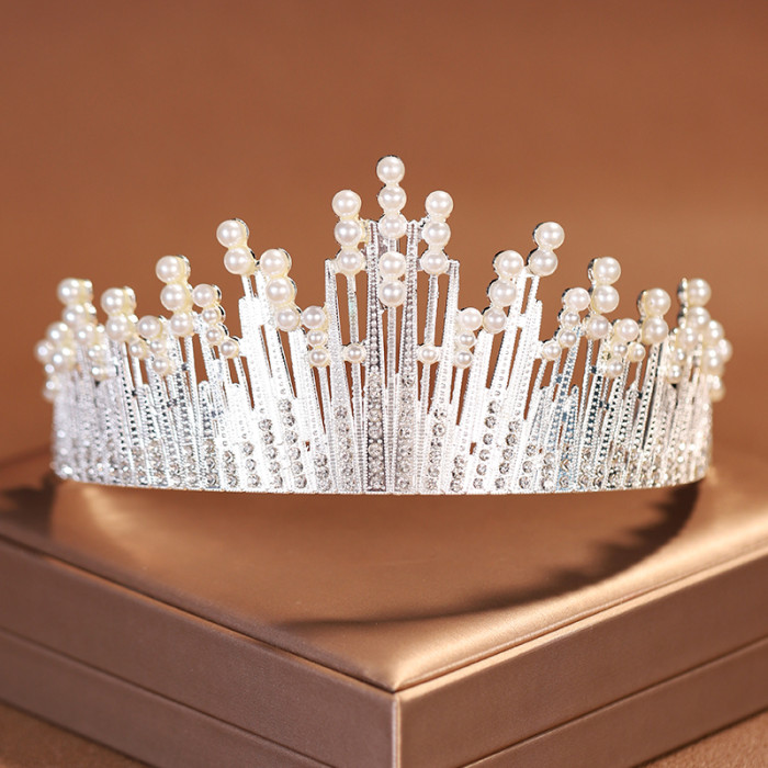 Bridal Headwear Crown – Classic Tiara for Weddings & Birthday Parties