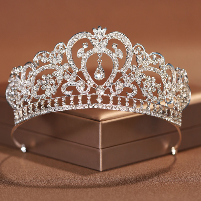 Bridal Headwear Crown – Classic Tiara for Weddings & Birthday Parties