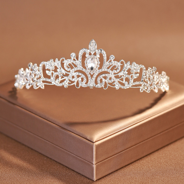 Bridal Headwear Crown – Classic Tiara for Weddings & Birthday Parties