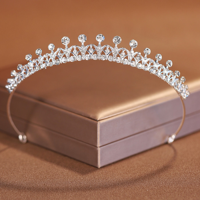Bridal Headwear Crown – Classic Tiara for Weddings & Birthday Parties