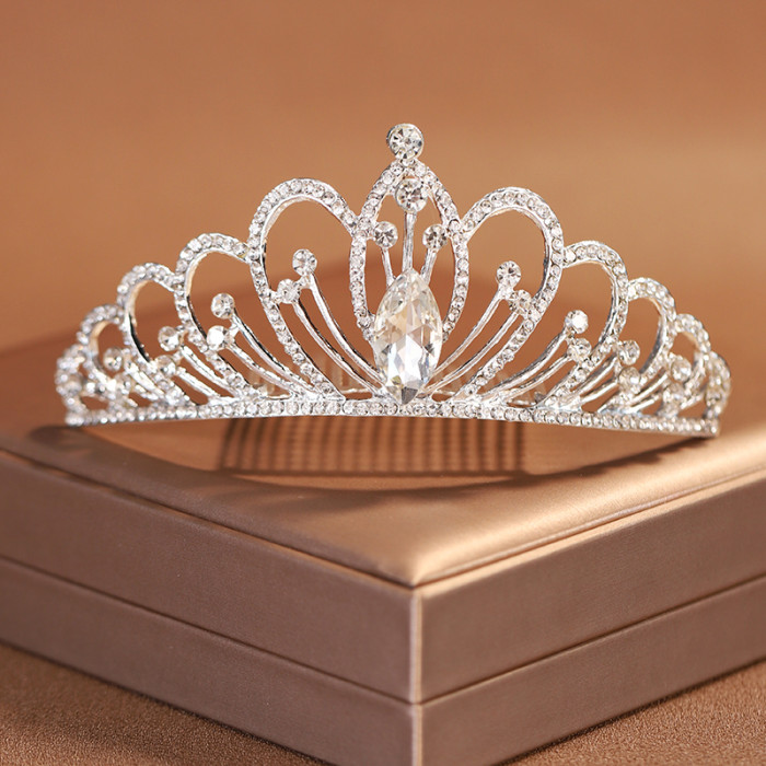 Bridal Headwear Crown – Classic Tiara for Weddings & Birthday Parties