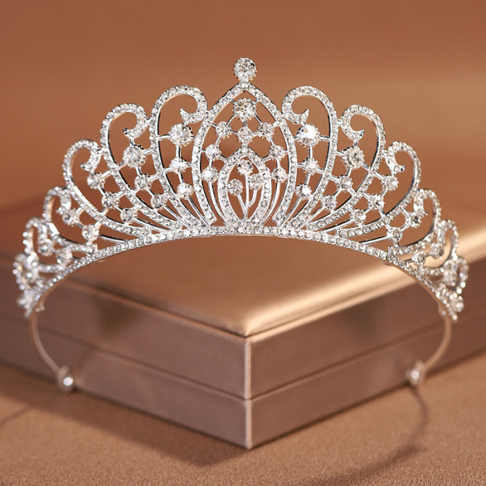 Bridal Headwear Crown – Classic Tiara for Weddings & Birthday Parties