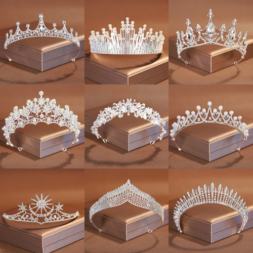 Bridal Headwear Crown – Classic Tiara for Weddings & Birthday Parties