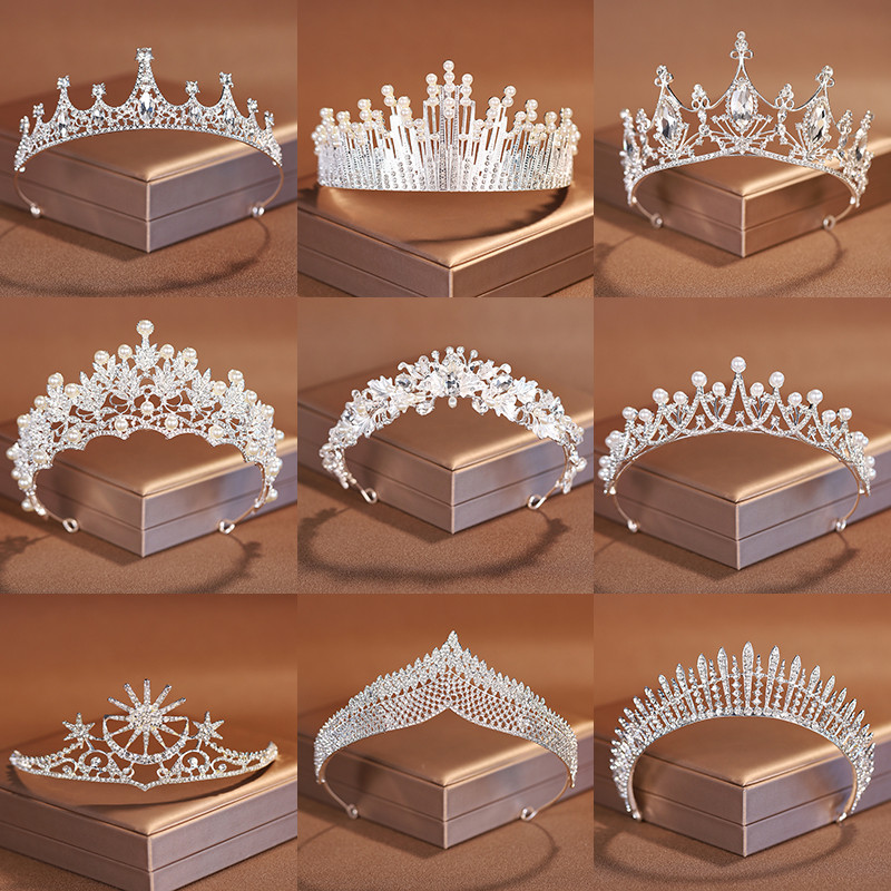 Bridal Headwear Crown – Classic Tiara for Weddings & Birthday Parties