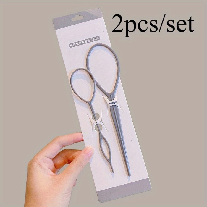 Women's Hair Twist Styling Clip - Bun Maker & Braid with  - Adjustable Non-Slip Hair Shaper for Buns, Braids, Twists, Updos - Easy-to-Use Hair Accessories