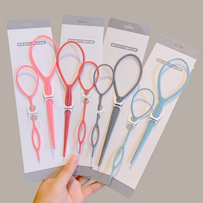 Women's Hair Twist Styling Clip - Bun Maker & Braid with  - Adjustable Non-Slip Hair Shaper for Buns, Braids, Twists, Updos - Easy-to-Use Hair Accessories