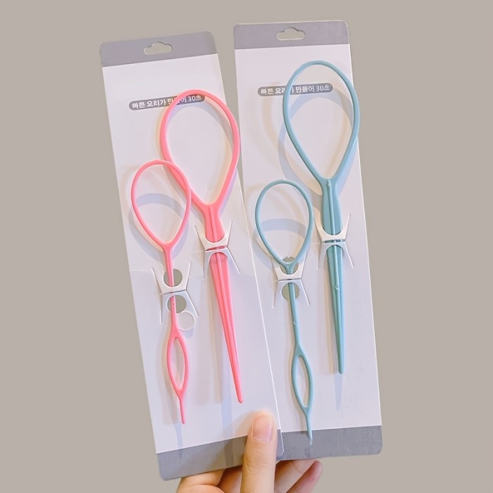 Women's Hair Twist Styling Clip - Bun Maker & Braid with  - Adjustable Non-Slip Hair Shaper for Buns, Braids, Twists, Updos - Easy-to-Use Hair Accessories