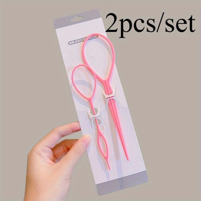 Women's Hair Twist Styling Clip - Bun Maker & Braid with  - Adjustable Non-Slip Hair Shaper for Buns, Braids, Twists, Updos - Easy-to-Use Hair Accessories