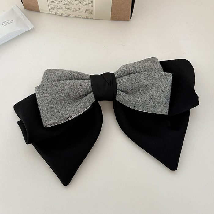 🎀French Vintage Velvet Bow Hair Clip 💕 Elegant High-End Hair Accessory for Autumn & Winter