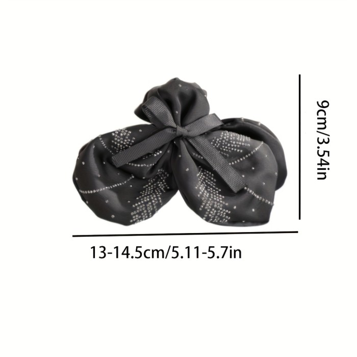 1pc Wheat Ear High-End Bow Hair Claw, for Styling and Decoration – Perfect Gift or Accessory to Wear Daily