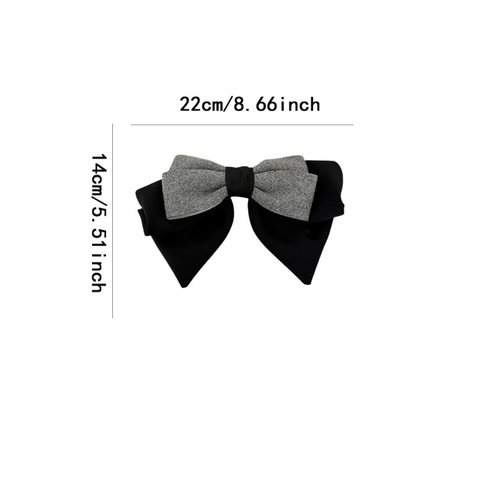 🎀French Vintage Velvet Bow Hair Clip 💕 Elegant High-End Hair Accessory for Autumn & Winter