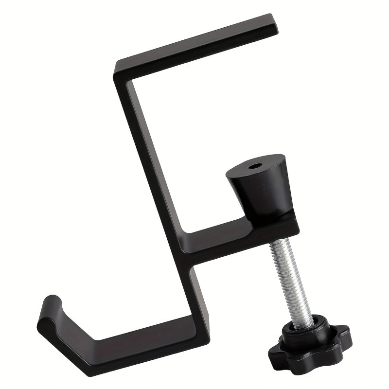 Adjustable Desktop Hook, Clip-On Headphone Stand for Women's Bags with Adjustable Arm and Backpack Holder Suitable for Handbags & Wallets Storage on Tabletop – Ideal to Hold Purses, Keys, Cards, Earphones etc. All Seasons Use, Utility Hooks