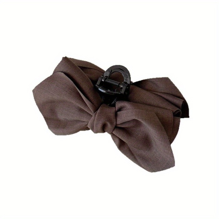 🎀 Elegant Bow Shark Clip – Chic Hair Accessory for Effortless Updos