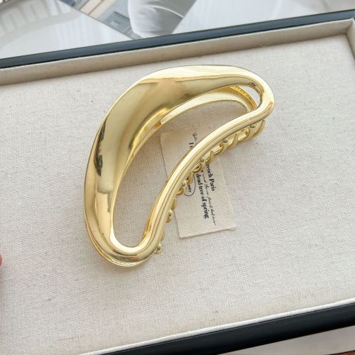 Elegant Shark Clip Hair Accessory - Large Metal Hair Claw with Intricate Design, Secure Hold for Updos & Formal Hairstyles, Durable Hair Clip for Women, Formal Hairpiece, Sophisticated Style, Metallic Finish